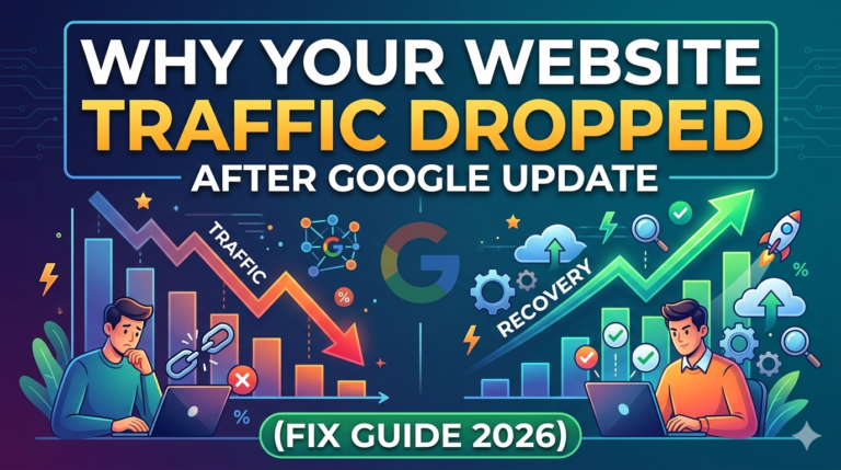 Why Your Website Traffic Dropped After Google Update (Fix Guide 2026)